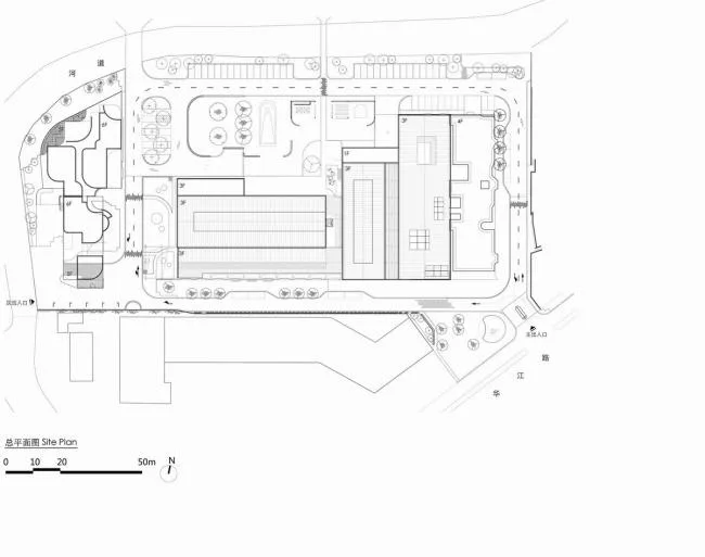 BIM Architecture | Plain Porcelain Tiles, Curve Drawing, Shanghai Shenyao Art Center (Phase I)/Liu Yuyang Architecture Firm