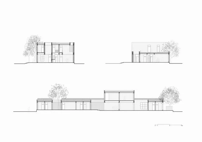 BIM Architecture | Standing tall on the village site, simple yet warm: Architecture in the middle of the Sanhe Village People's Movement/Wall
