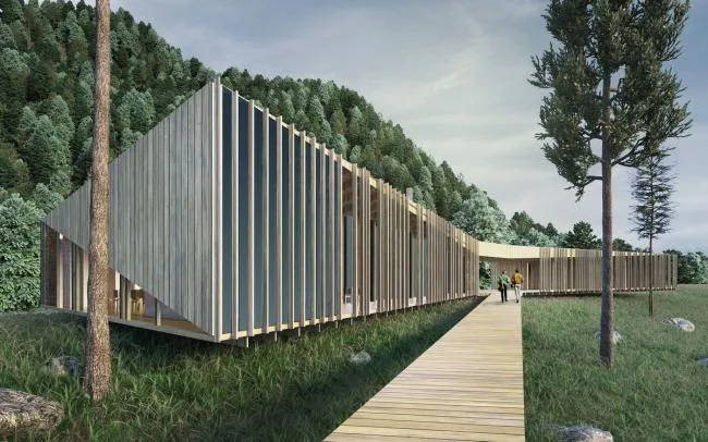BIM Architecture | Mountain Long House/Li Yueqi