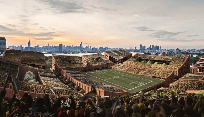 BIM Architecture | Rooftop Stadium in Urban Communities/Li Yueqi