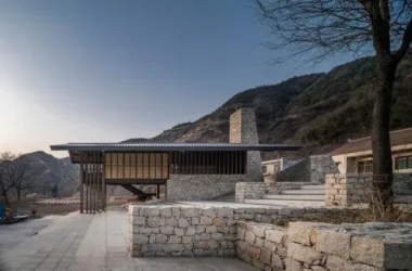 BIM Architecture and Landscape Design for Youfangping Village, Jiujianfang Town by Northwest Architectural Design and Research Institute-BIM WORLD