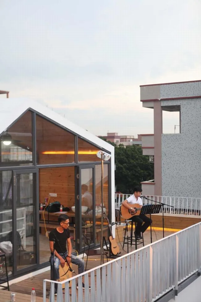 BIM Architecture | Crowdfunding for Terrace Public Space - New Foundation White House Residential Complex/Vertical Beam Society Architecture