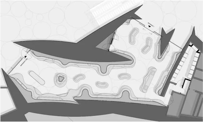 BIM Architecture | Clouds and Waves, Like Primitive Caves Penetrating Light: Qatar National Museum Shop/Koichi Takada Architectural Firm