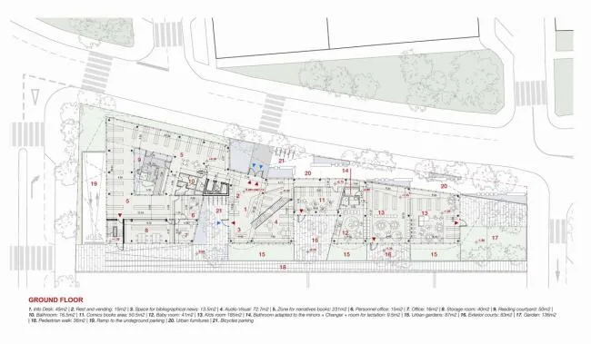 BIM Architecture | Like a 'Green Spaceship' - Madrid Municipal Library Project/3GATTI