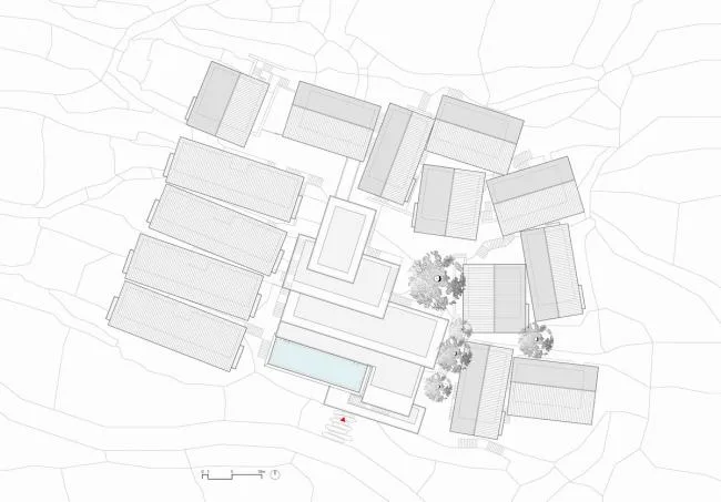 BIM Architecture | Artificial Natural - Songyang Yuanshe · Lanshushan House/Gad · Line+Studio