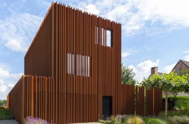 BIM Architecture: Belgian Weathering Steel Room by DMOA Architecten-BIM WORLD
