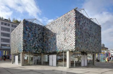 BIM Architecture: Eindhoven Public Exhibition Hall in the Netherlands by bureau SLA + Overtrenders Featuring Resident-Loaned Building Materials-BIM WORLD