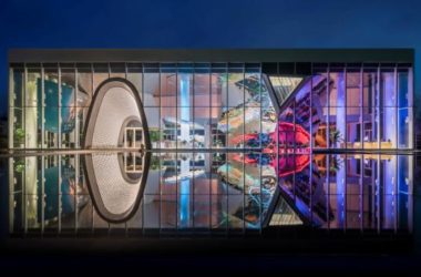 BIM Architecture: Bamboo and Pine Blossoms Create a Magical Crystal Effect at Guangzhou Road No.1 Courtyard by AOE Construction Team-BIM WORLD