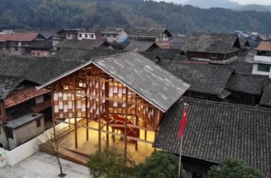 BIM Architecture: Integrating Black Tiles into Traditional Villages at Gaobu Bookstore and Pengbi Port-BIM WORLD