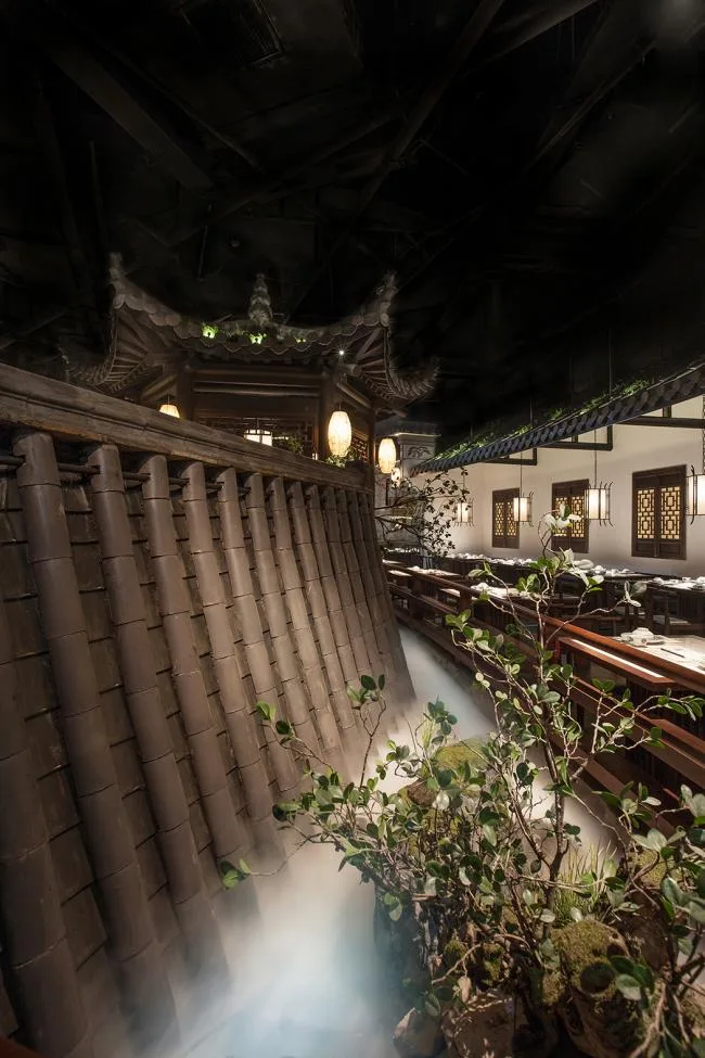 BIM Architecture | Strolling in the Leisure Garden, Jinse Shaohua: Jiangnan Li Chinese Restaurant, Changzhou, Jiangsu/Woye Space Design Firm