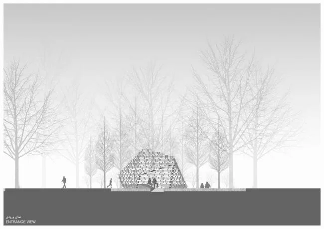 BIM Architecture | Incorporating Ancient Elements, Pillarless Canopy Built with Flake "Fish Scales"/Olgooco
