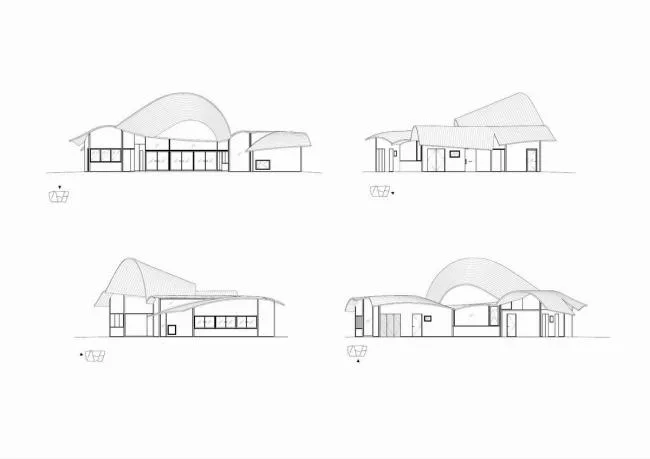 BIM Architecture | Under Mount Fuji, the gentle and charming curves: Toranoko Nursery/Takashige Yama * * * Office