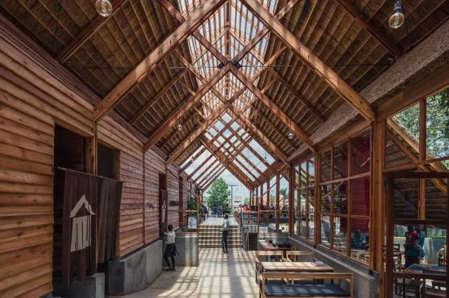 BIM Architecture | Lightweight and Bright, Like a Light Swallow Brushing Grass: Yamamori Japanese Restaurant/TERRAIN Architects