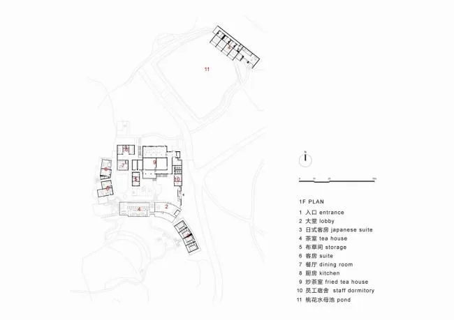 BIM Architecture | Maolin Qingquan, Burning Spray Nose Drinking Tea: Tea Words Not Elegant House/Hehe Design Studio
