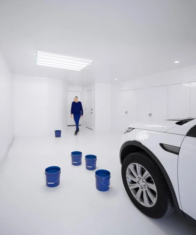 BIM architecture | Roof * * * cutting, restoring the classic modern pure white room/MALL