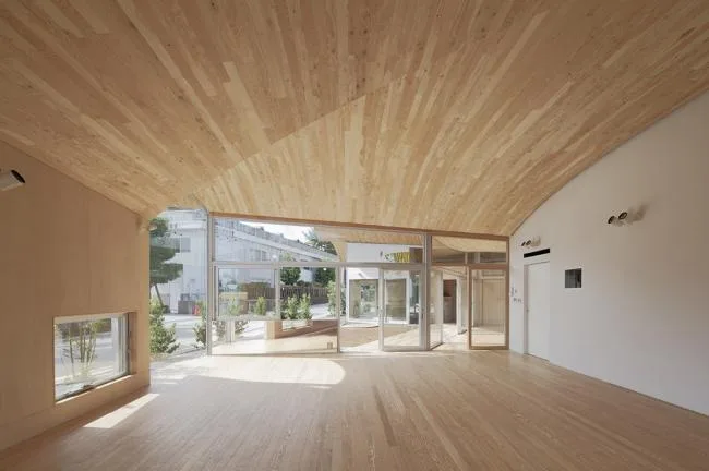 BIM Architecture | Under Mount Fuji, the gentle and charming curves: Toranoko Nursery/Takashige Yama * * * Office