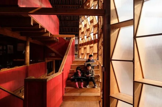 BIM architecture | Black tiles integrated into traditional villages: Gaobu Bookstore/Pengbi Port Chinese Year and Night School of Architecture Condition Lab