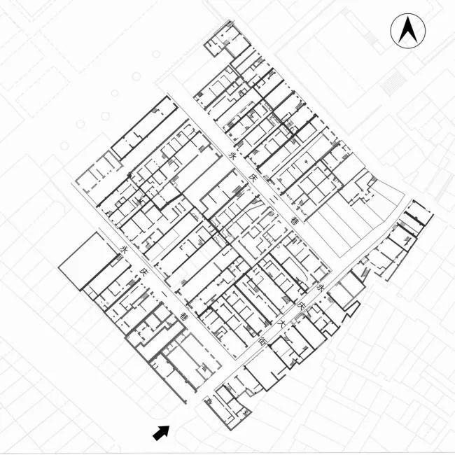 BIM Architecture | Xiguan Old Town Enning Road Yongqingfang Street Reform/Vertical Beam Society Architectural Design