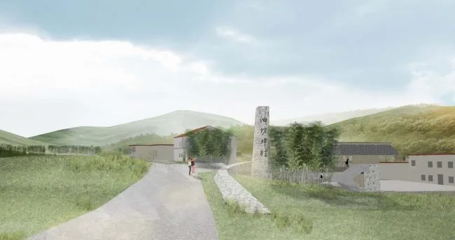 BIM Architecture | Landscape Design of Youfangping Village, Jiujianfang Town, Lantian County/Northwest Architectural Design and Research Institute · Architectural Decoration and Situation Art Engineering Design and Research Institute