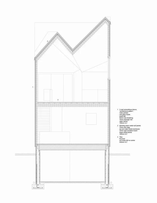 BIM architecture | Roof * * * cutting, restoring the classic modern pure white room/MALL