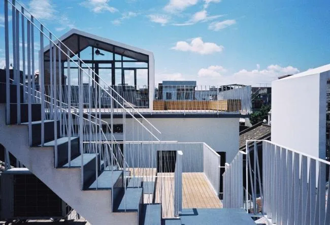 BIM Architecture | Crowdfunding for Terrace Public Space - New Foundation White House Residential Complex/Vertical Beam Society Architecture