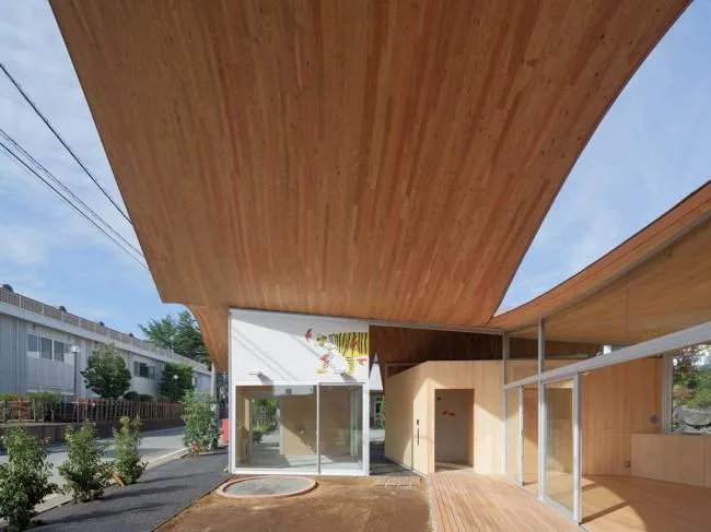 BIM Architecture | Under Mount Fuji, the gentle and charming curves: Toranoko Nursery/Takashige Yama * * * Office