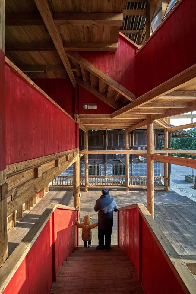 BIM architecture | Black tiles integrated into traditional villages: Gaobu Bookstore/Pengbi Port Chinese Year and Night School of Architecture Condition Lab