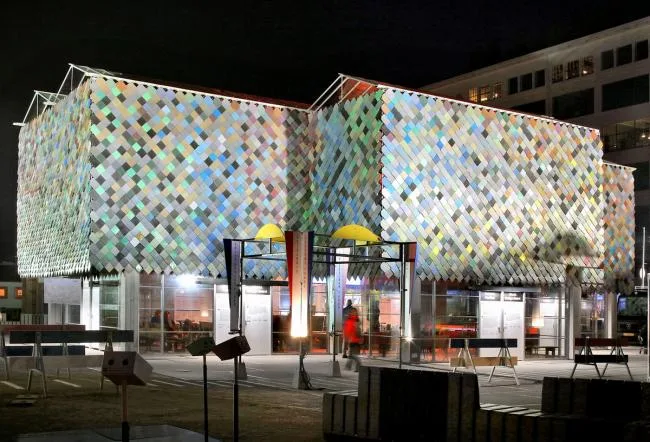 BIM Architecture | Borrowing Building Materials from Residents: Eindhoven Public Exhibition Hall, Netherlands/bureau SLA+Overtrenders W