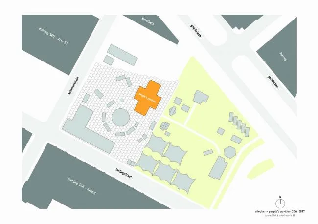 BIM Architecture | Borrowing Building Materials from Residents: Eindhoven Public Exhibition Hall, Netherlands/bureau SLA+Overtrenders W