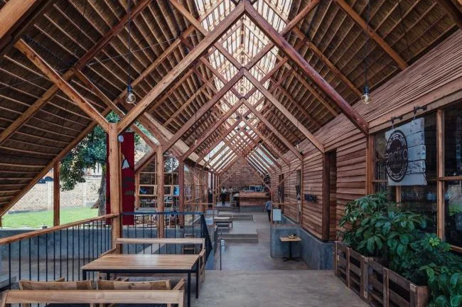 BIM Architecture | Lightweight and Bright, Like a Light Swallow Brushing Grass: Yamamori Japanese Restaurant/TERRAIN Architects