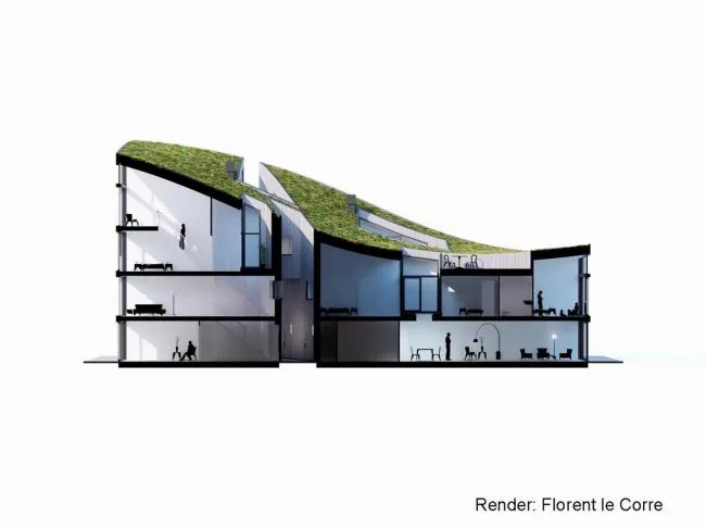 BIM Architecture | Like a Flag Dancing with the Wind: Dutch Hidden Delights Apartments/NL Architects