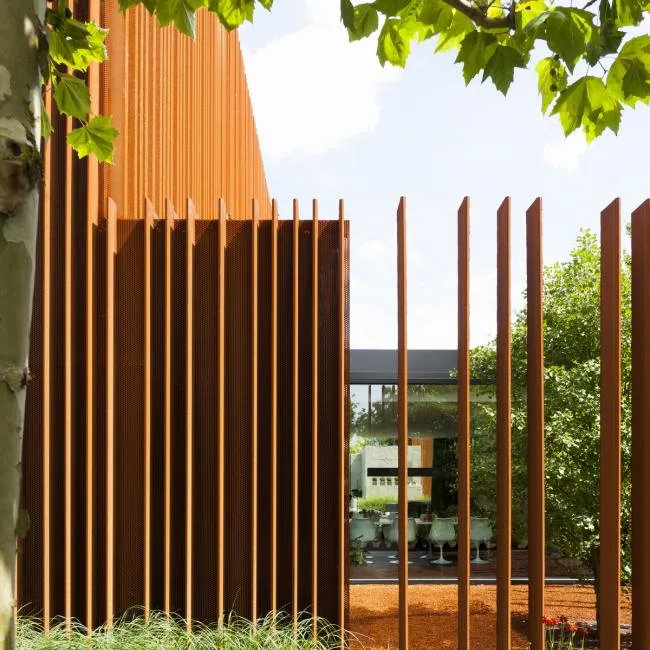 BIM Architecture | Belgian Weathering Steel Room/DMOA Architecten