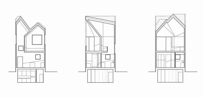 BIM architecture | Roof * * * cutting, restoring the classic modern pure white room/MALL