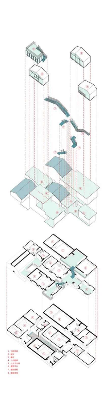 BIM Architecture | Crowdfunding for Terrace Public Space - New Foundation White House Residential Complex/Vertical Beam Society Architecture