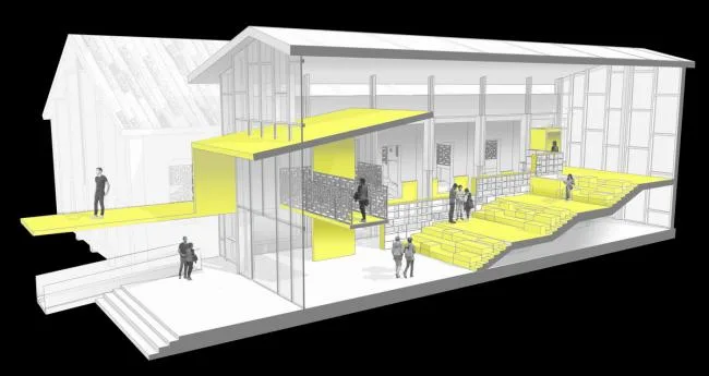 BIM architecture | Clear river water, lingering homesickness: reform of small town granary/Shanghai transportation year night study in the middle of urban space culture and science seminar
