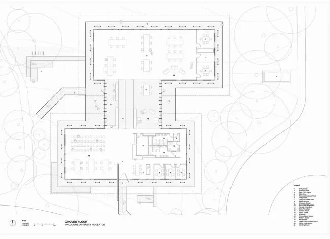 BIM Architecture | Transparent and Open, eagerly awaiting, leading innovation: Macquarie Year's Eve School Entrepreneurship Incubation Center/Architectus