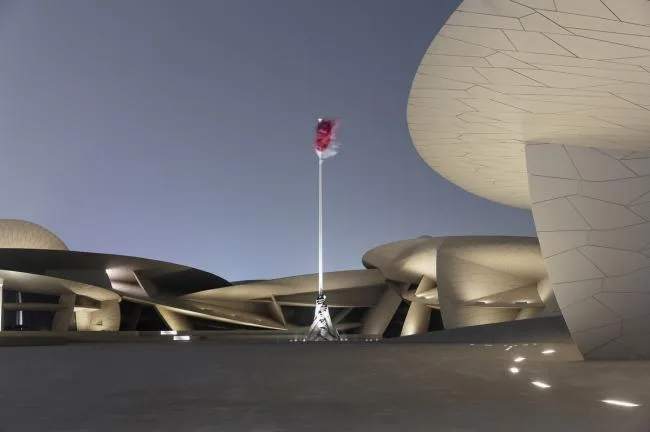 BIM Architecture | Clouds and Waves, Like Primitive Caves Penetrating Light: Qatar National Museum Shop/Koichi Takada Architectural Firm