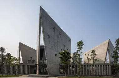 BIM Architecture: Viettel External Studio by Wu Zhongyi - Balancing Light, Shadow, and Openings-BIM WORLD
