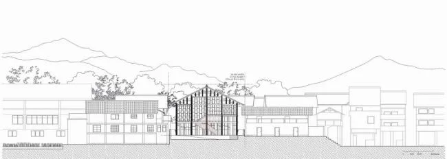 BIM architecture | Black tiles integrated into traditional villages: Gaobu Bookstore/Pengbi Port Chinese Year and Night School of Architecture Condition Lab