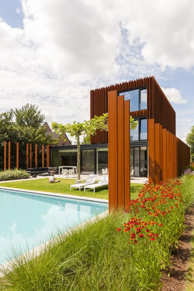 BIM Architecture | Belgian Weathering Steel Room/DMOA Architecten