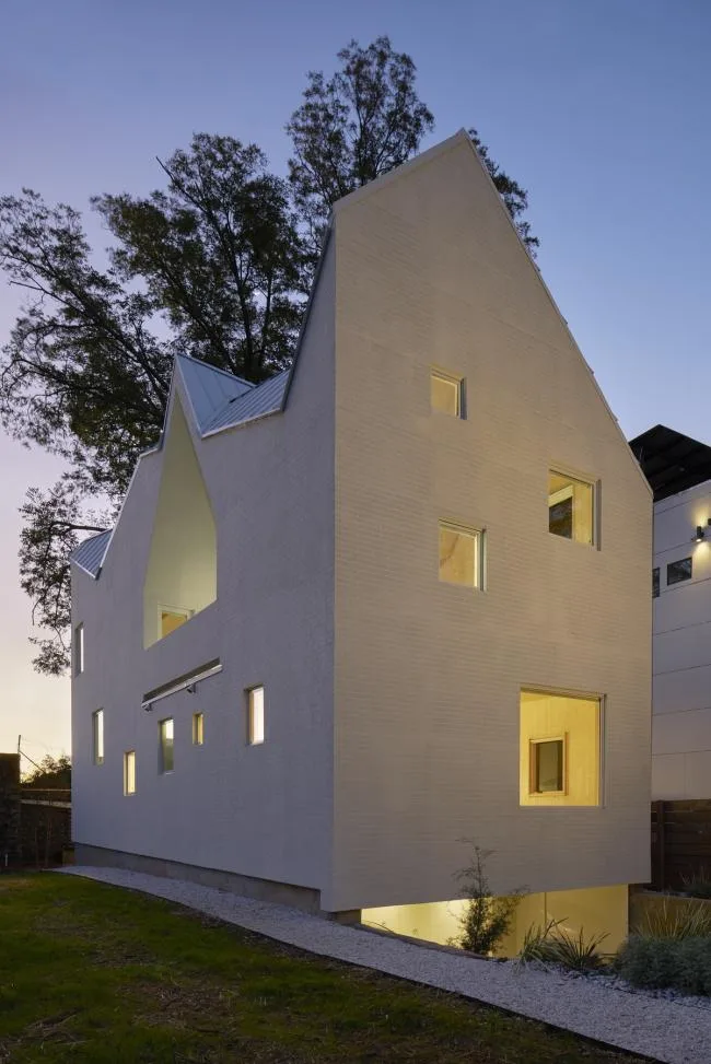 BIM architecture | Roof * * * cutting, restoring the classic modern pure white room/MALL