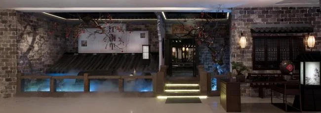 BIM Architecture | Strolling in the Leisure Garden, Jinse Shaohua: Jiangnan Li Chinese Restaurant, Changzhou, Jiangsu/Woye Space Design Firm