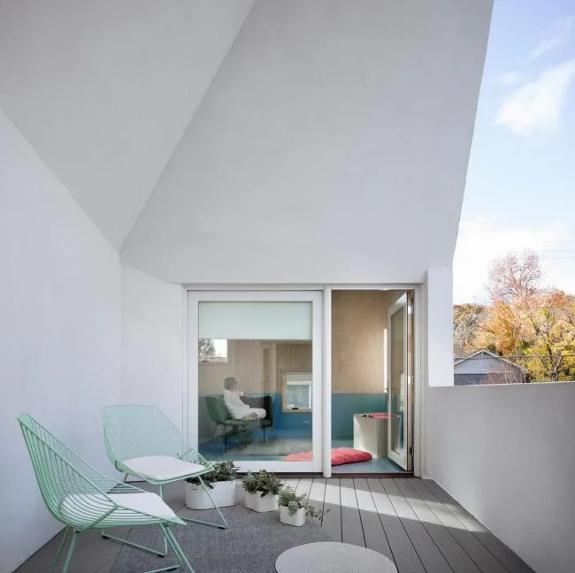 BIM architecture | Roof * * * cutting, restoring the classic modern pure white room/MALL