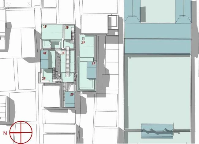 BIM Architecture | Crowdfunding for Terrace Public Space - New Foundation White House Residential Complex/Vertical Beam Society Architecture