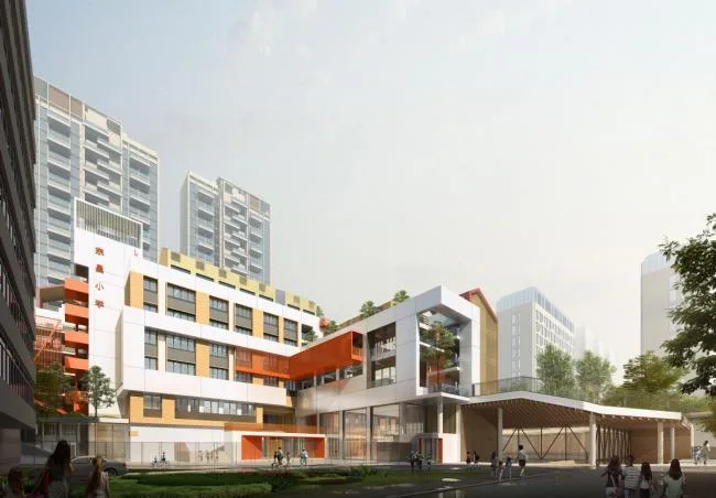 BIM Architecture | Design for Tomorrow | Reform and Architectural Design of Dongchang Primary School in Shenzhen/HYP-ARCH by Hope Group