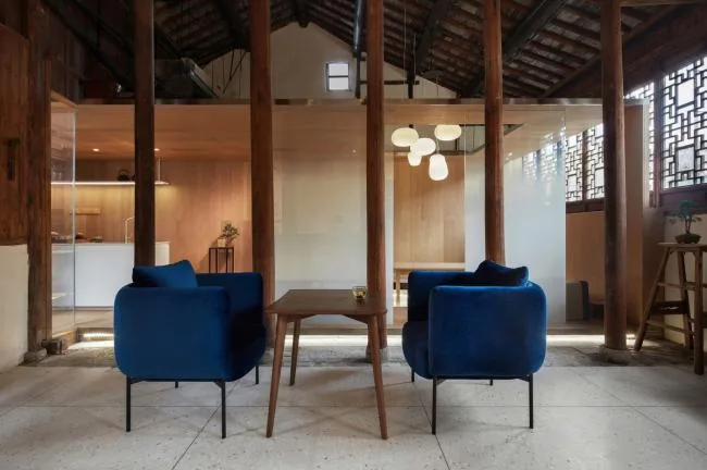BIM architecture | Awakening memories, old houses with a sense of vicissitudes and era: Reform of Elegant Tea Court/Nanjing Yueshi Space Design