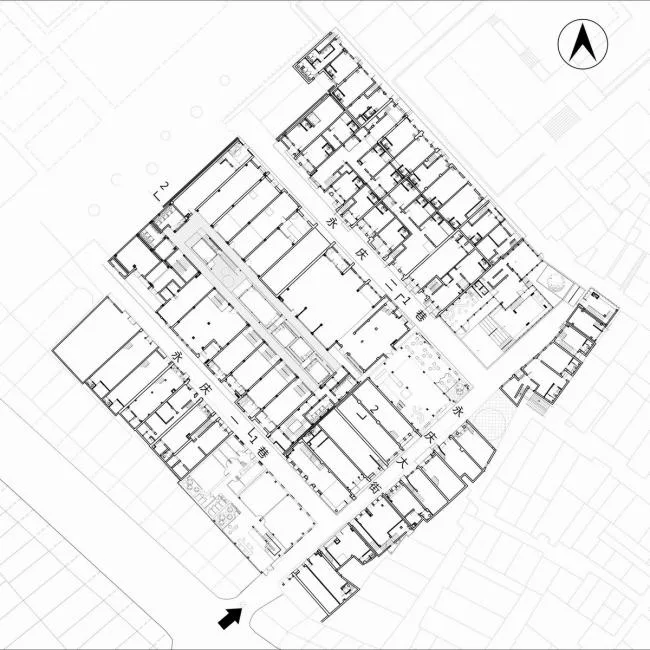 BIM Architecture | Xiguan Old Town Enning Road Yongqingfang Street Reform/Vertical Beam Society Architectural Design