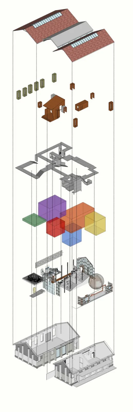 BIM architecture | Clear river water, lingering homesickness: reform of small town granary/Shanghai transportation year night study in the middle of urban space culture and science seminar