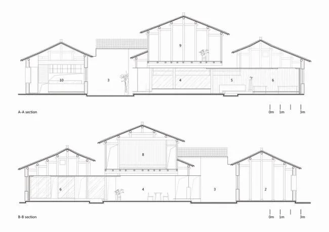 BIM architecture | Awakening memories, old houses with a sense of vicissitudes and era: Reform of Elegant Tea Court/Nanjing Yueshi Space Design