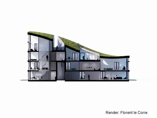 BIM Architecture | Like a Flag Dancing with the Wind: Dutch Hidden Delights Apartments/NL Architects